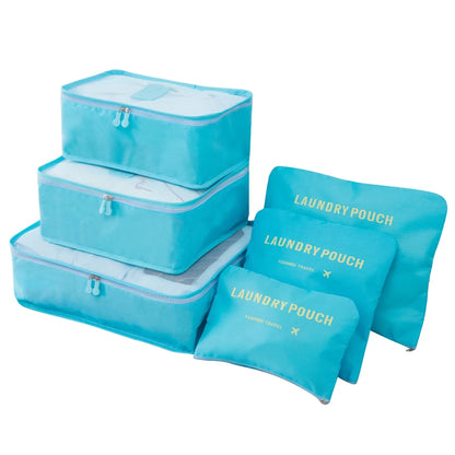 Travel Organizer Packing Cubes Set (6 or 8 Pieces)