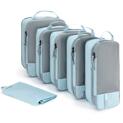 Durable & Lightweight Organizer Compression Packing Cubes Bags Set (2/4/6)