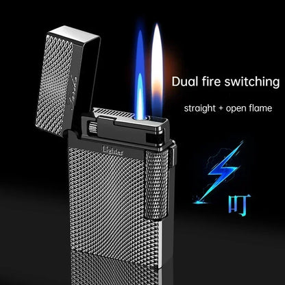 Metal Windproof Double Flame Butane Torch Lighter