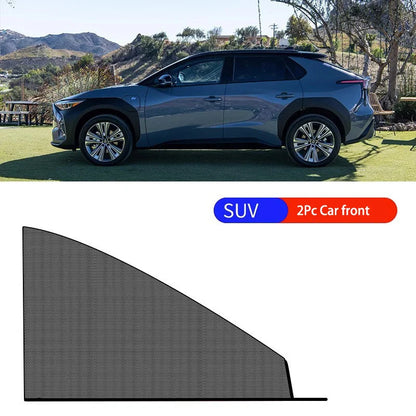 Elastic Mesh Car Window Shades – UV & Mosquito Protection for Front & Rear Side Windows