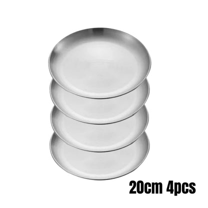 Stainless Steel Camping Tableware Single / Set