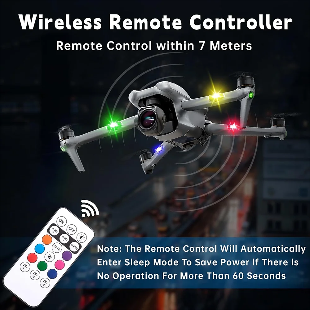 Car LED RGB Strobe Light with Wireless Remote