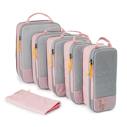 Durable & Lightweight Organizer Compression Packing Cubes Bags Set (2/4/6)