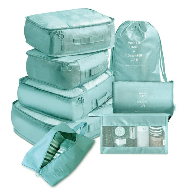 Travel Organizer Packing Cubes Set (6 or 8 Pieces)