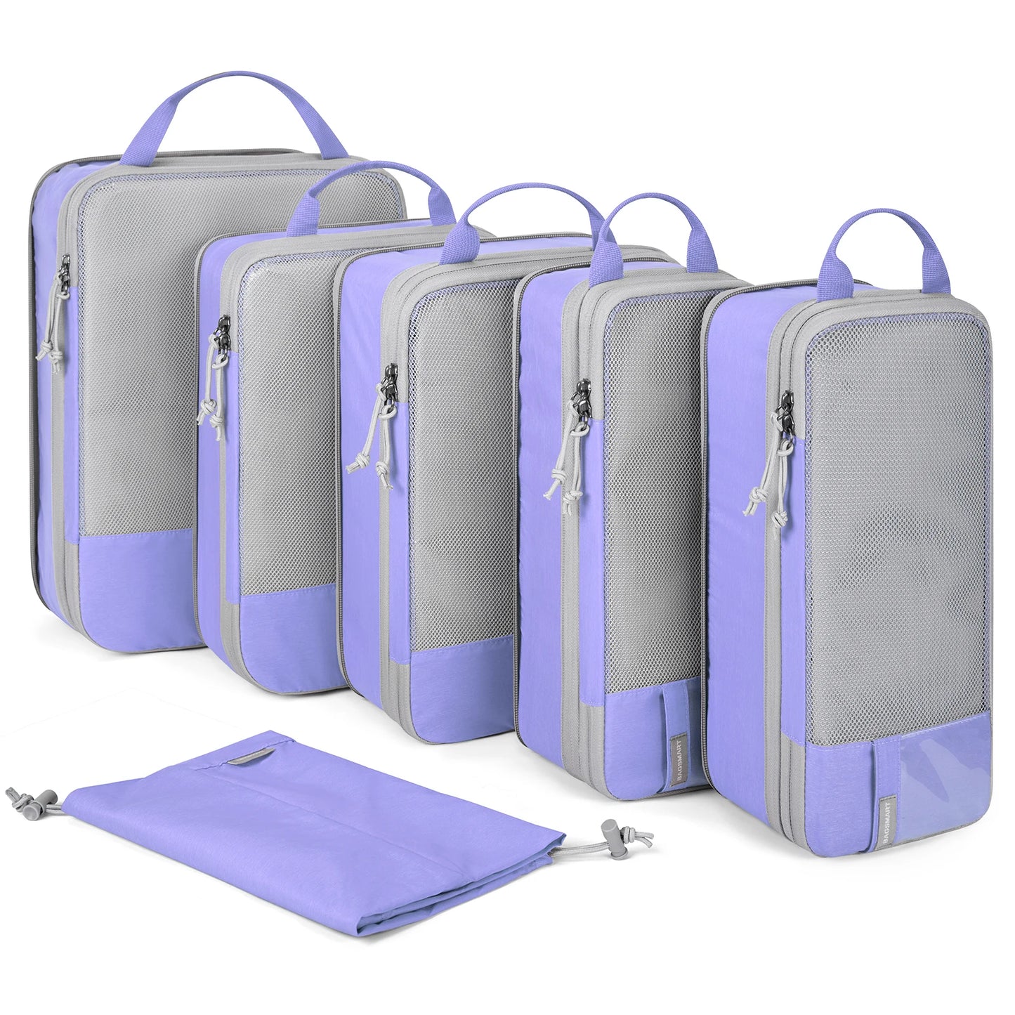 Durable & Lightweight Organizer Compression Packing Cubes Bags Set (2/4/6)