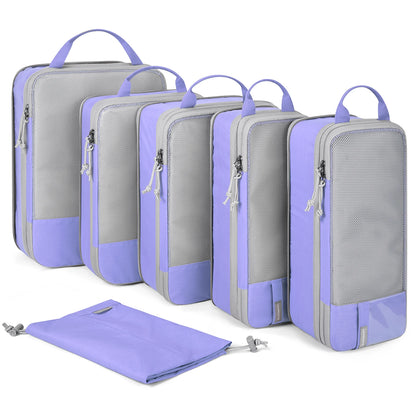 Durable & Lightweight Organizer Compression Packing Cubes Bags Set (2/4/6)