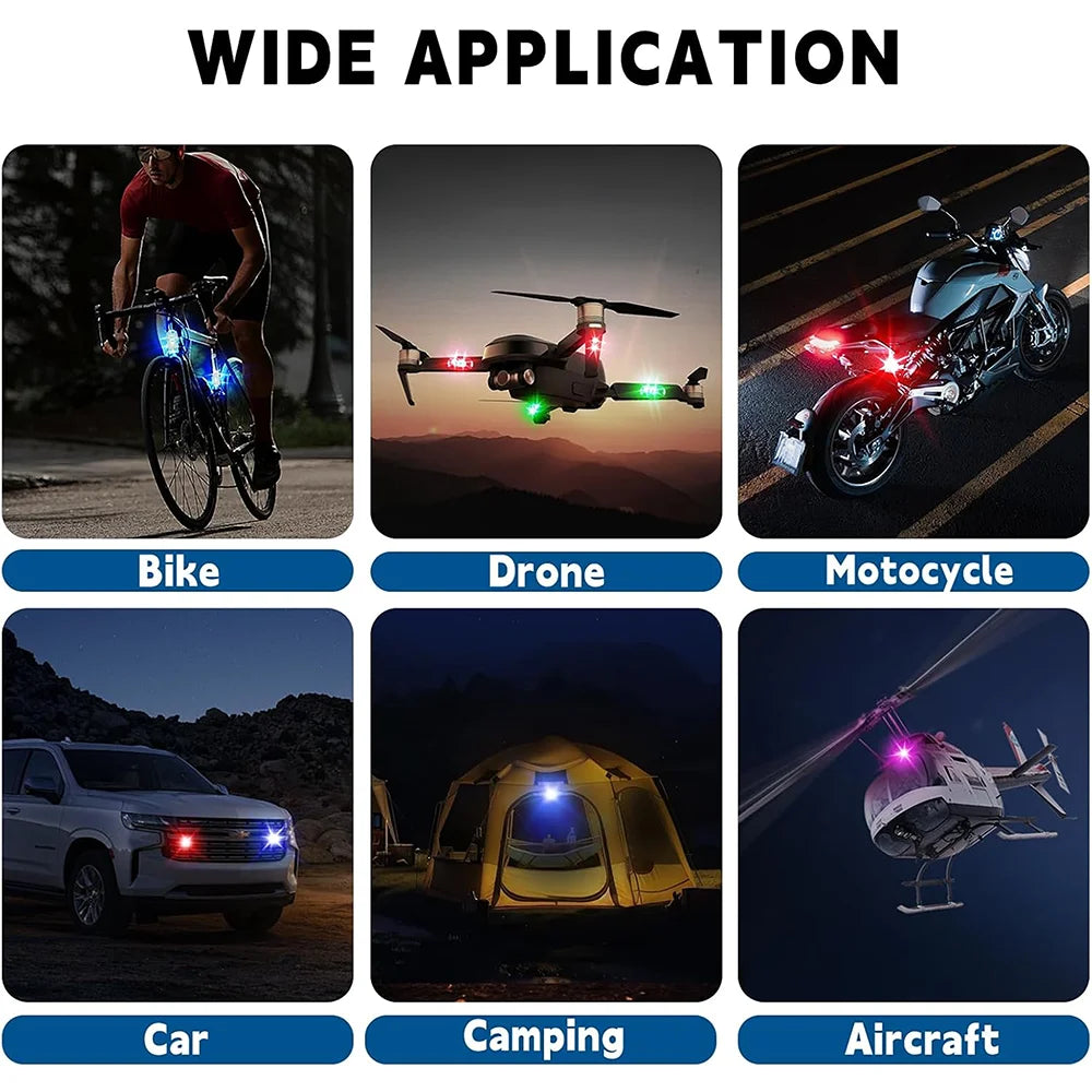 Car LED RGB Strobe Light with Wireless Remote
