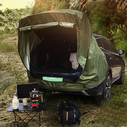 Outdoor SUV/MPV & Cat Tail Tent (Roof Extension Sunshade, Rainproof & Anti-Mosquito. NO POLES)