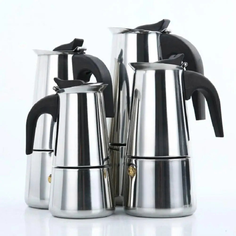 Stainless Steel Stove Top Coffee Pot / Maker
