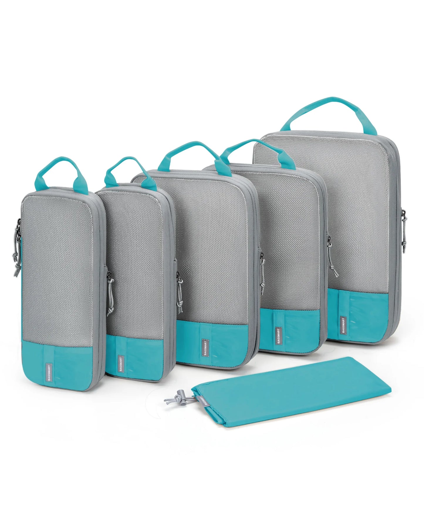Durable & Lightweight Organizer Compression Packing Cubes Bags Set (2/4/6)