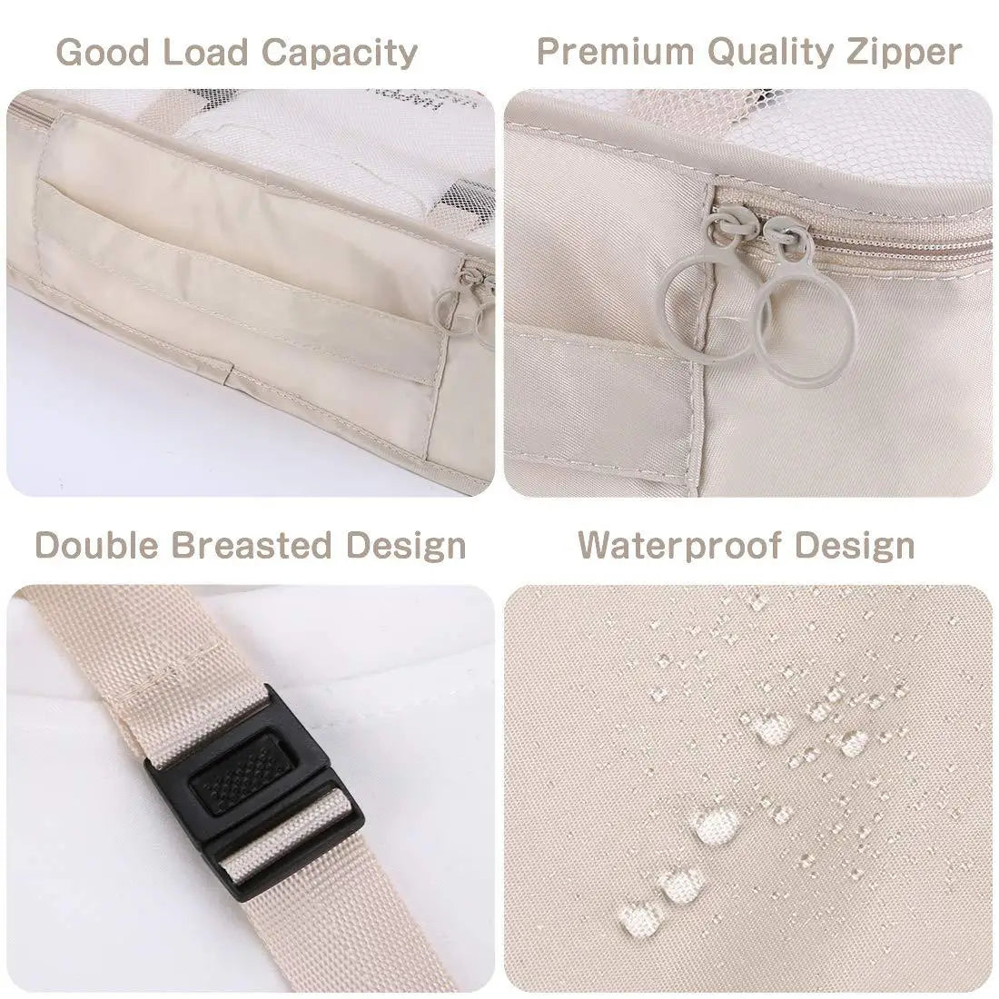 Travel Organizer Packing Cubes Set (6 or 8 Pieces)